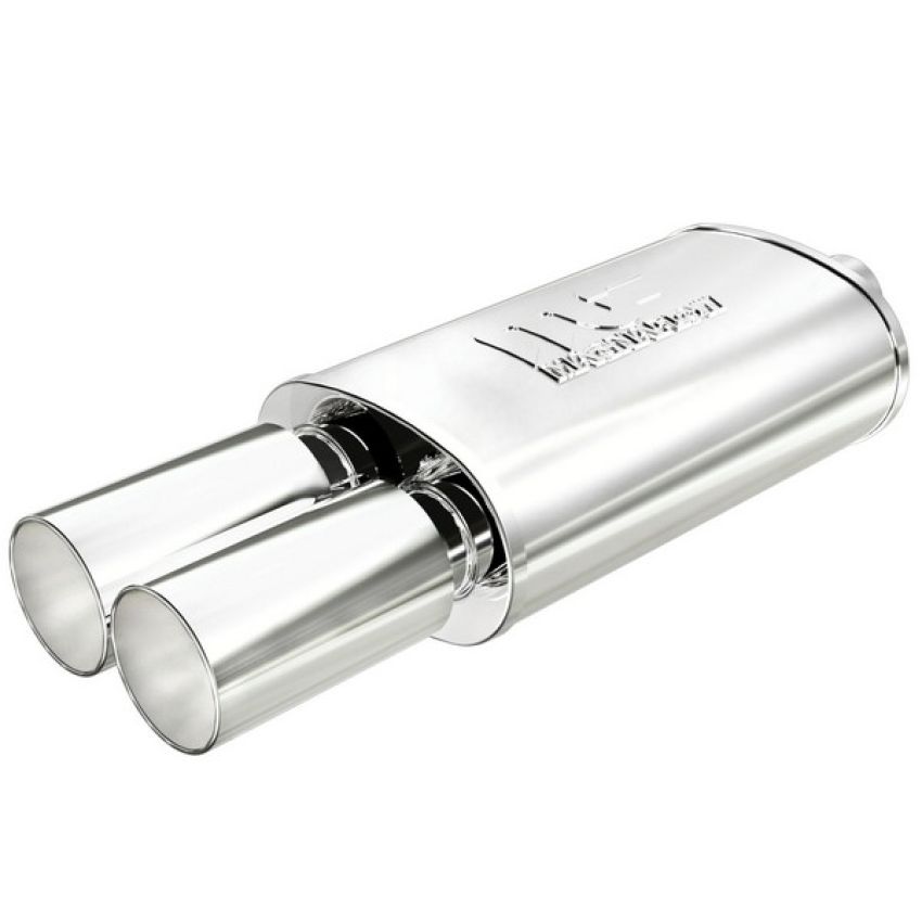 MagnaFlow Exhaust Products 14816 Straight-Through Performance Muffler; 2.25/3.5in. Center/Dual; 5x14x8 Body