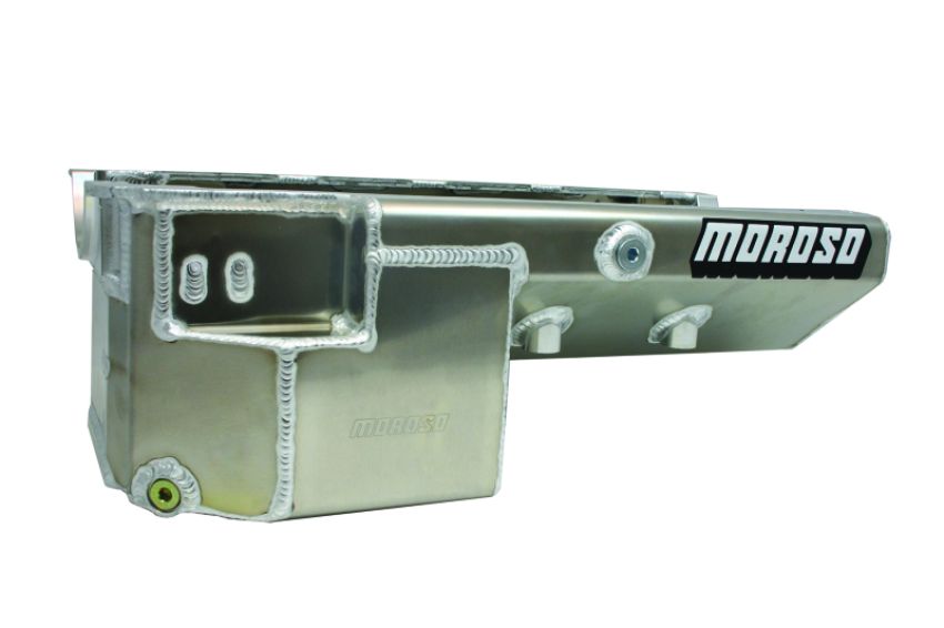 MOROSO MOR20486 7qt Oil Pan - BBC Gen4 Drag Race
