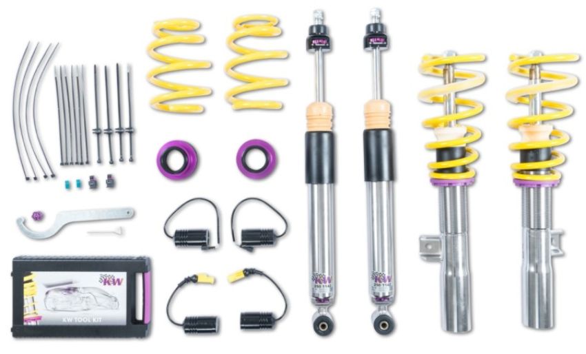 KW 3522500S Coilover Kit V3 2020+ Mercedes CLA 35/CLA 45 Coupe 4WD w/ Electronic Dampers