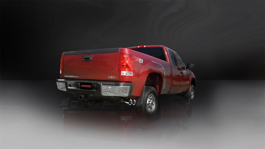 Corsa Performance 14900 3.0in. Cat-Back Single Side Exit with Twin 4.0in. Polished Pro-Series Tips