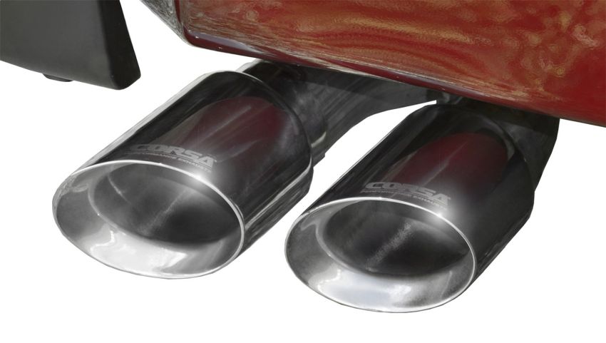 Corsa Performance 14900 3.0in. Cat-Back Single Side Exit with Twin 4.0in. Polished Pro-Series Tips