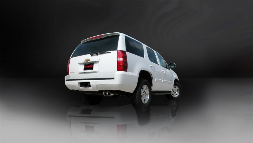 Corsa Performance 14912 3.0in. Cat-Back Single Rear Exit with Twin 4.0in. Polished Pro-Series Tips