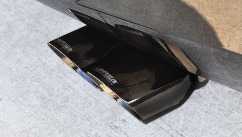 Corsa Performance 14912BLK 3.0in. Cat-Back Single Rear Exit with Twin 4.0in. Black PVD Pro-Series Tips