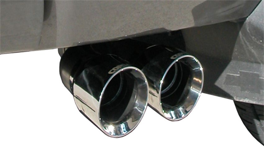 Corsa Performance 14925 3.0in. Cat-Back Single Side Exit with Twin 4.0in. Polished Pro-Series Tips