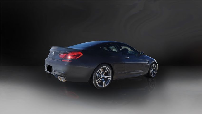 Corsa Performance 14929 3.0in. Axle-Back Dual Rear Exit with Twin 4.0in. Polished Pro-Series Tips