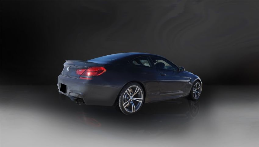 Corsa Performance 14929BLK 3.0in. Axle-Back Dual Rear Exit with Twin 4.0in. Black PVD Pro-Series Tips