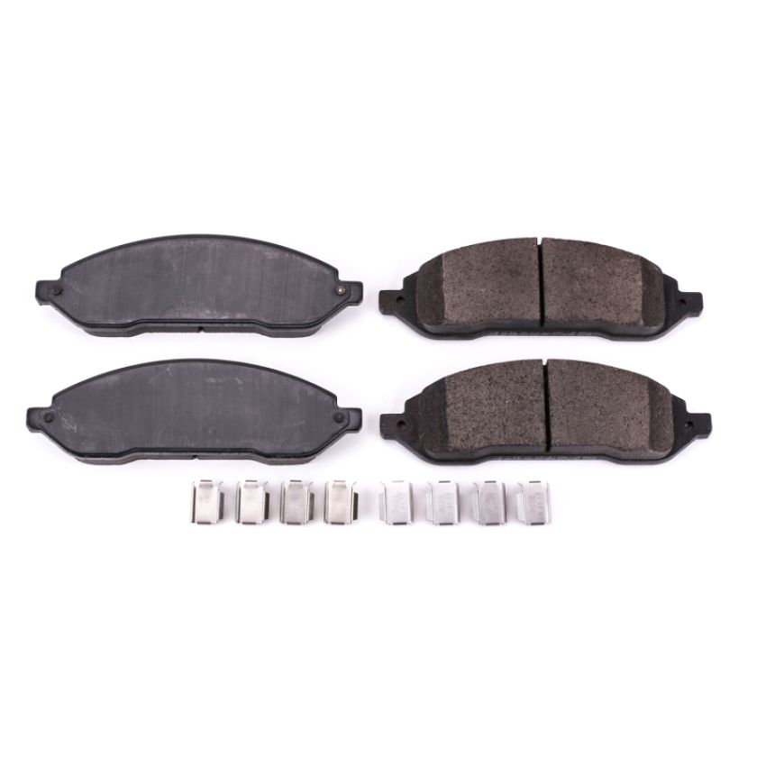 PowerStop 17-1022 PowerStop - Z17 Low-Dust Ceramic Brake Pads with Hardware