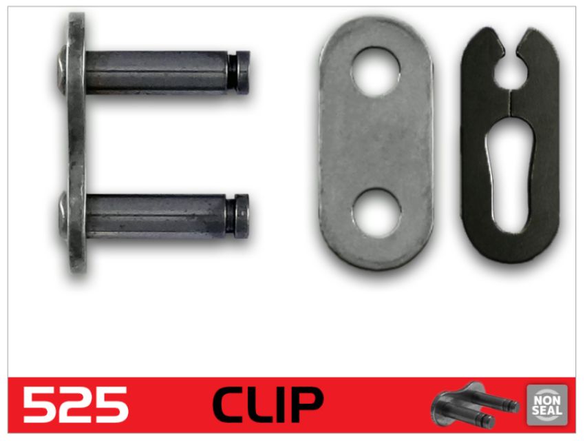 RK Chain 525-CL 525 Clip Link - Natural