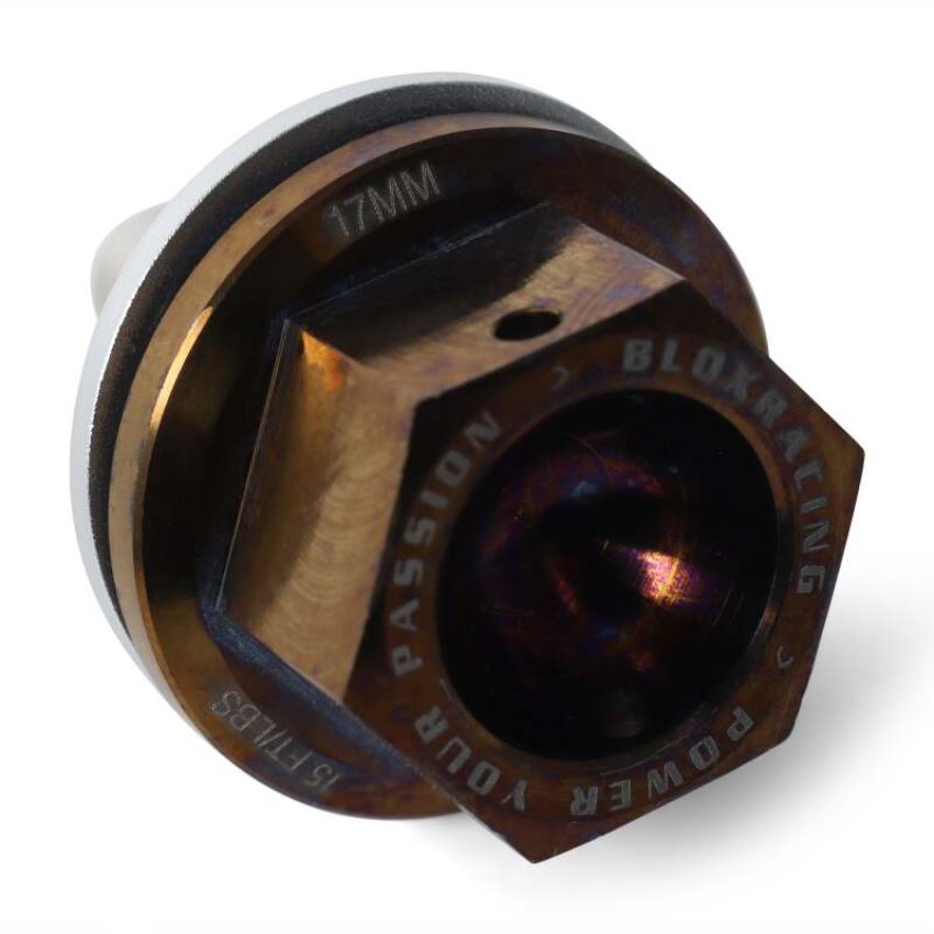 BLOX Racing BXAC-00408-TI Titanium Magnetic Oil Drain Plug - Subaru M20X1.5
