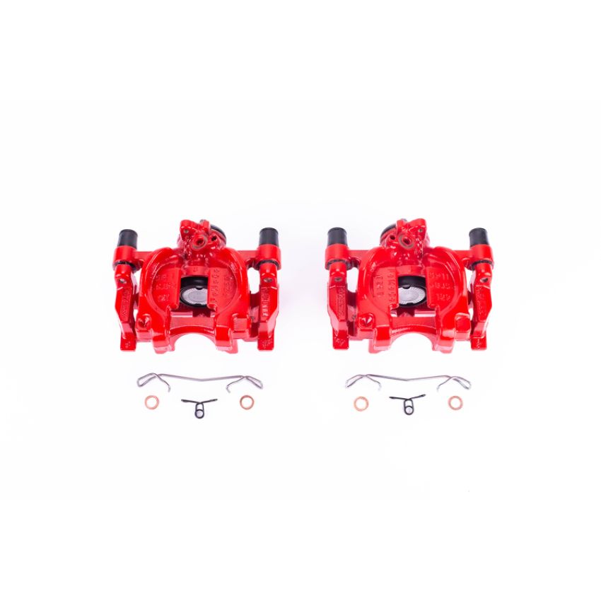 PowerStop S5476 Red Powder Coated Calipers