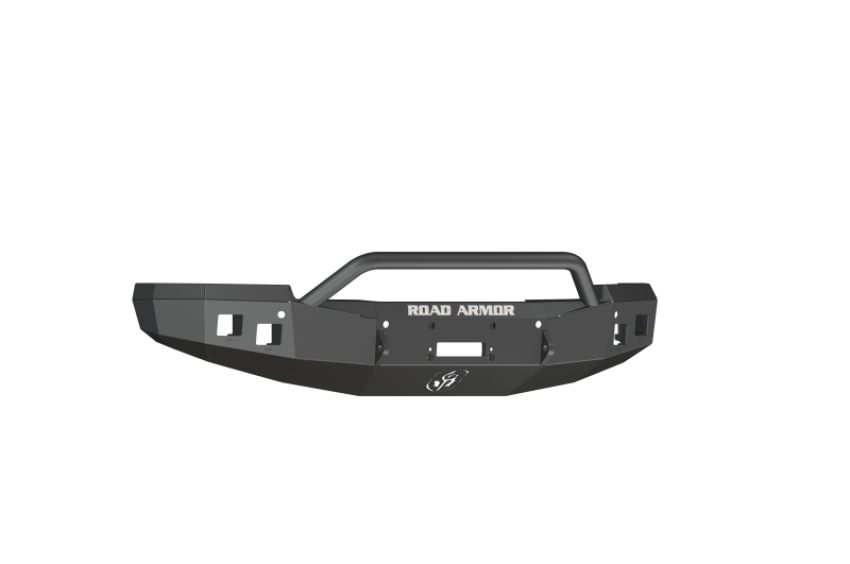 Road Armor 314R4B 14-15 Chevy 1500 Stealth Front Winch Bumper w/Pre-Runner Guard - Tex Blk