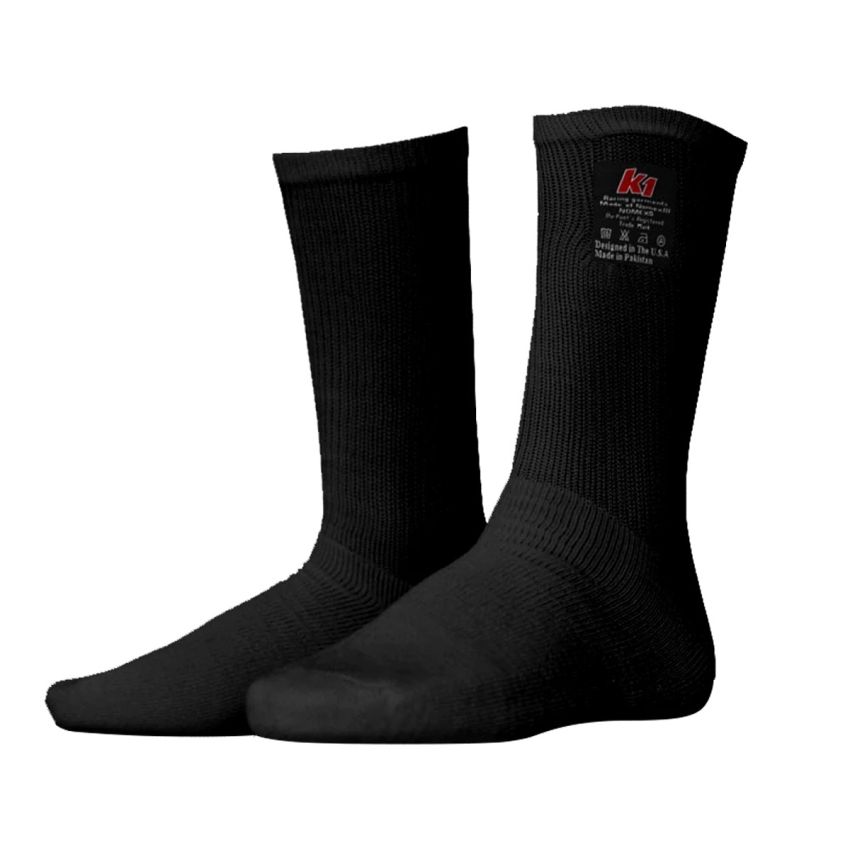 K1 RACEGEAR K1R26-NSO-N-Y Socks Nomex K1 Black Youth