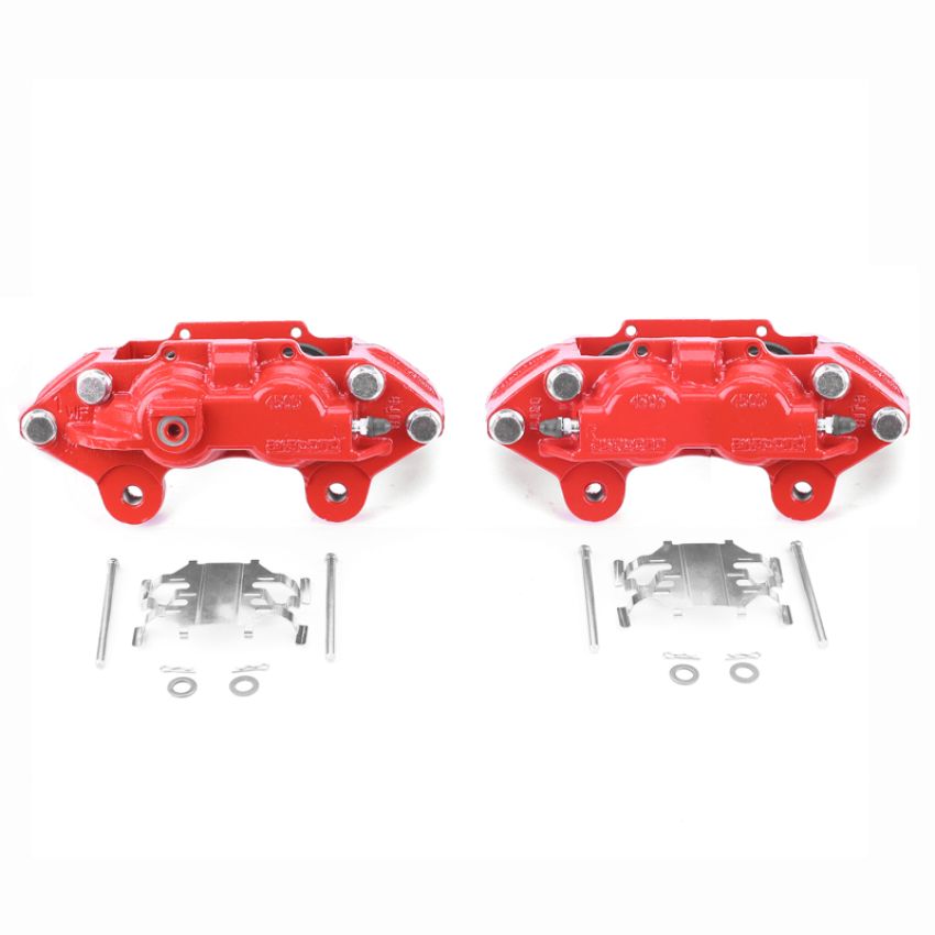PowerStop S5520 Red Powder Coated Calipers