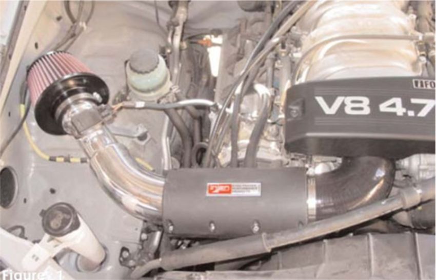 Injen PF2018WB 00-04 Tundra / Sequoia 4.7L V8 & Power Shield only Wrinkle Black Power-Flow Air Intake System