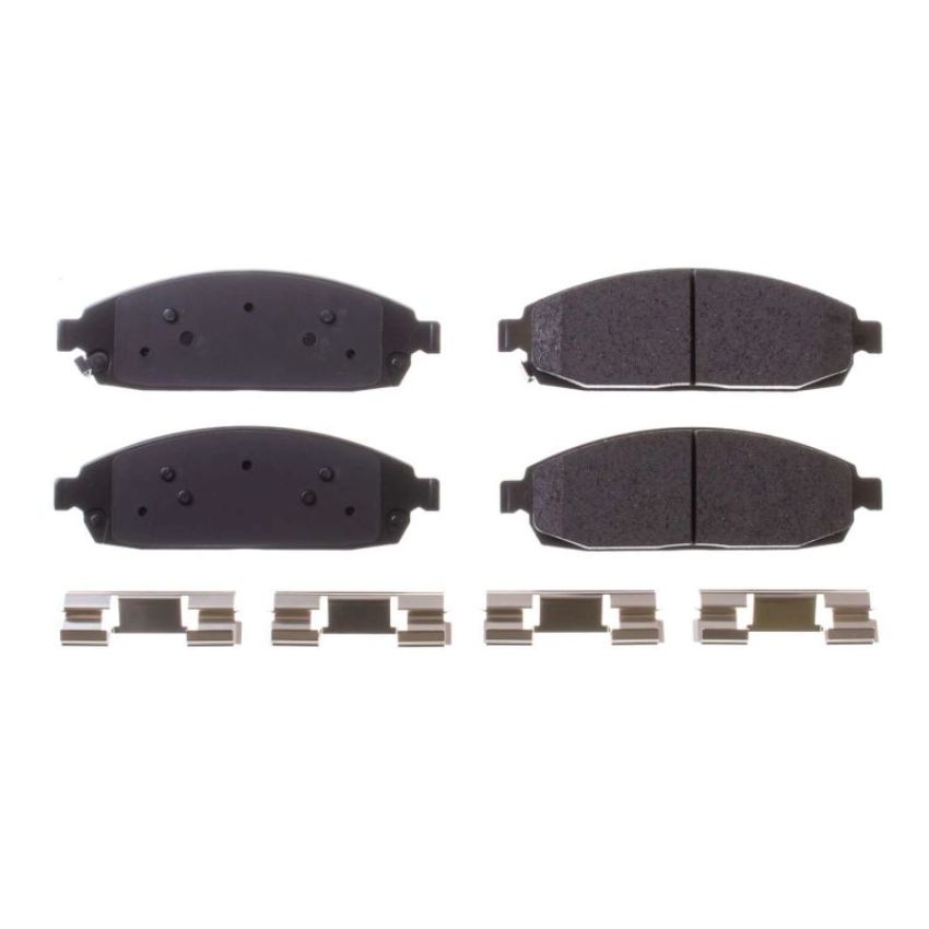 PowerStop 17-1080 PowerStop - Z17 Low-Dust Ceramic Brake Pads with Hardware