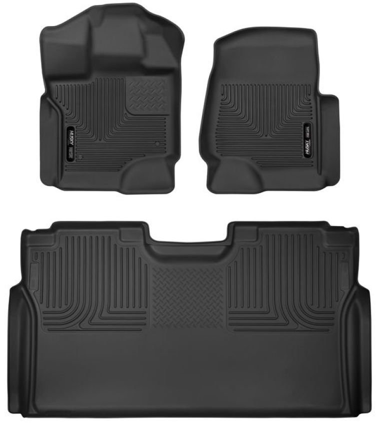 HUSKY LINERS HSK53498 Front & 2nd Seat Floor L iners X-act Contour