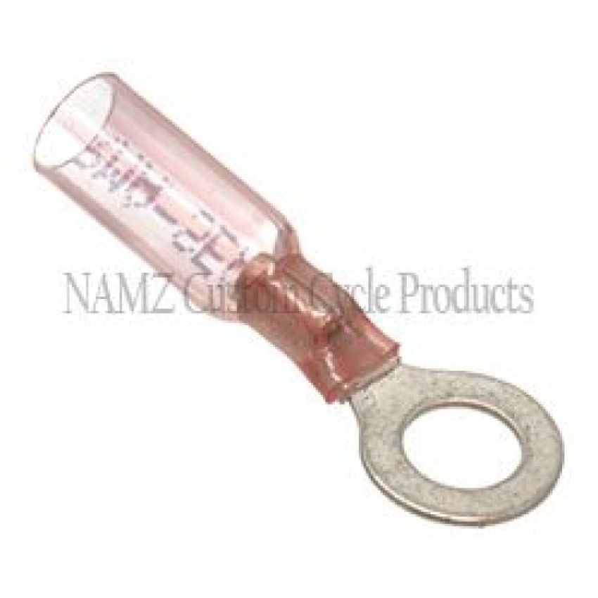 NAMZ NIS-19164-0004 Heat Sealable .25in. Ring Terminals 22-18g (25 Pack)