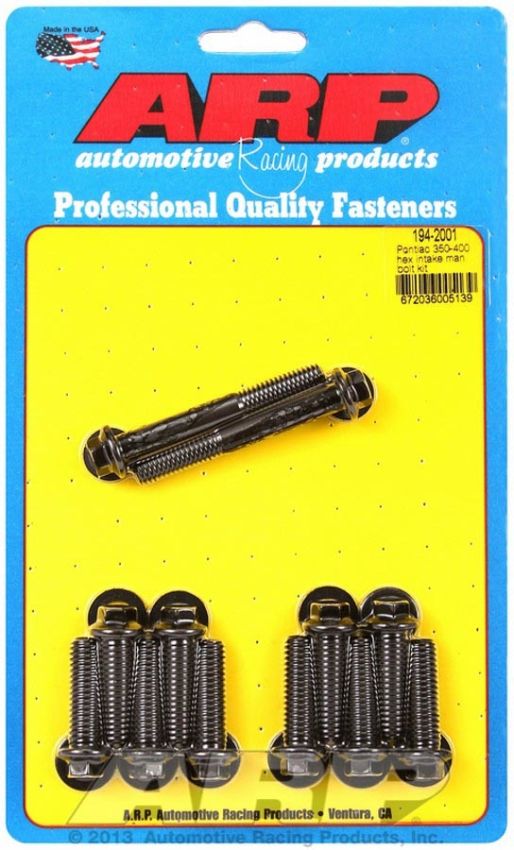 ARP ARP194-2001 Pontiac Intake Bolt Kit