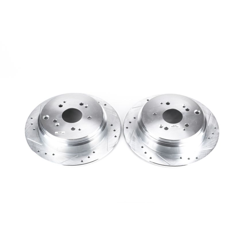PowerStop JBR988XPR PowerStop Evolution Performance Drilled, Slotted & Plated Brake Rotor Pair