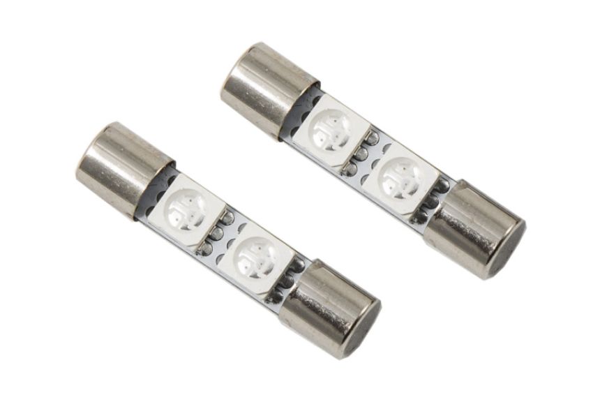 Diode Dynamics DD0044P 28mm SMF2 LED Bulb - Amber (Pair)