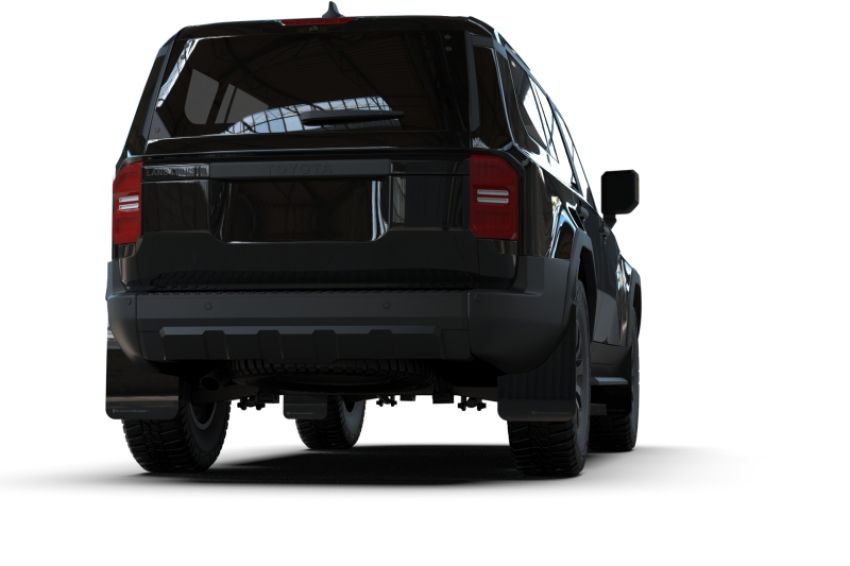 Rally Armor MF138-UR-BLK-MBK Black Mud Flap/Metallic Black Logo