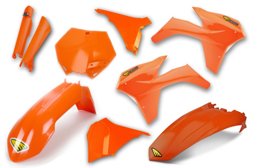 Cycra 1CYC-9309-22 11-12 KTM 125-450 SX/XC/SX-F/XC-F Powerflow Body Kit - Orange