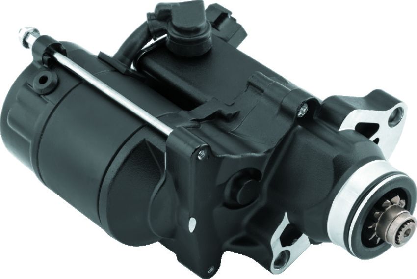 TwinPower 215501 Twin Power 07-17 Big Twins +06 Dyna Exc M8 1.4 Kw Starter Black Replaces H-D 31618-06A