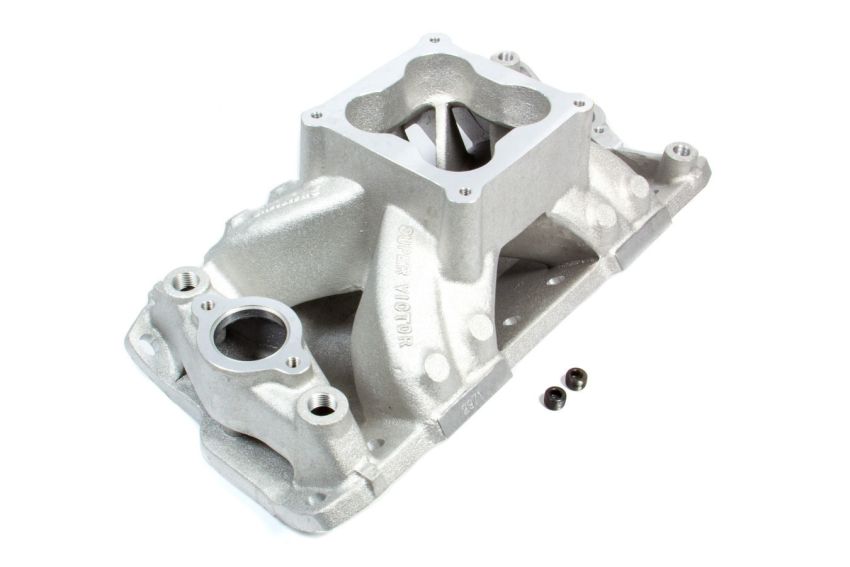 EDELBROCK EDE2971 SBC Super Victor 4500 Manifold - 23 Degree