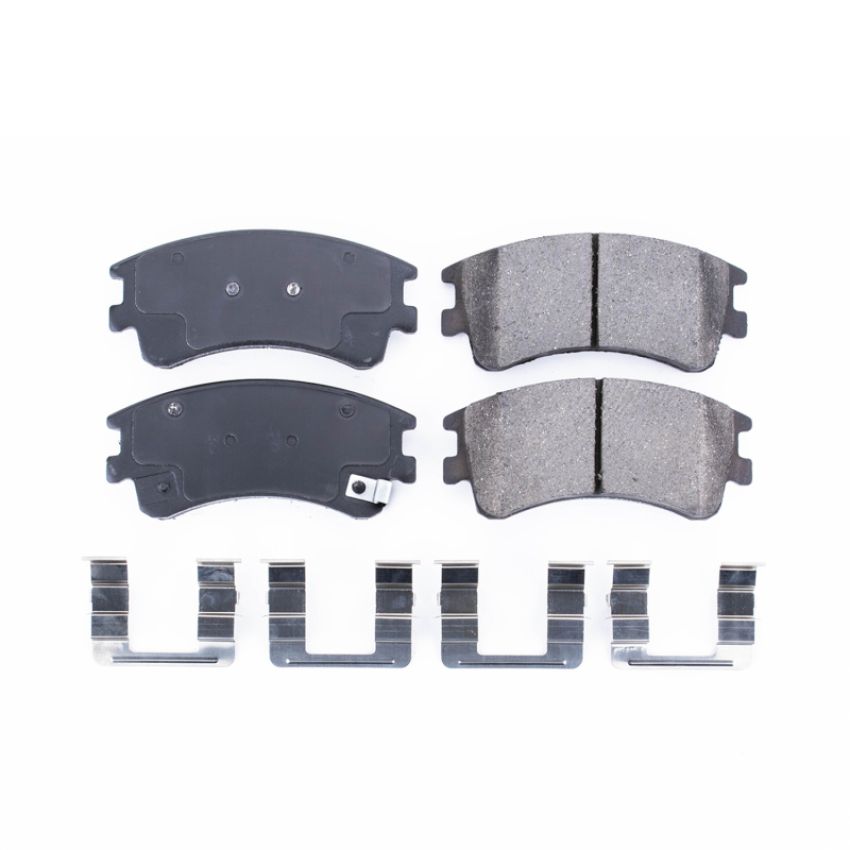 PowerStop 17-957 PowerStop - Z17 Low-Dust Ceramic Brake Pads with Hardware