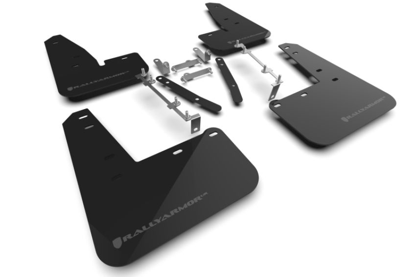 Rally Armor MF89-UR-BLK-DGRY Black Mud Flap/Dark Grey Logo