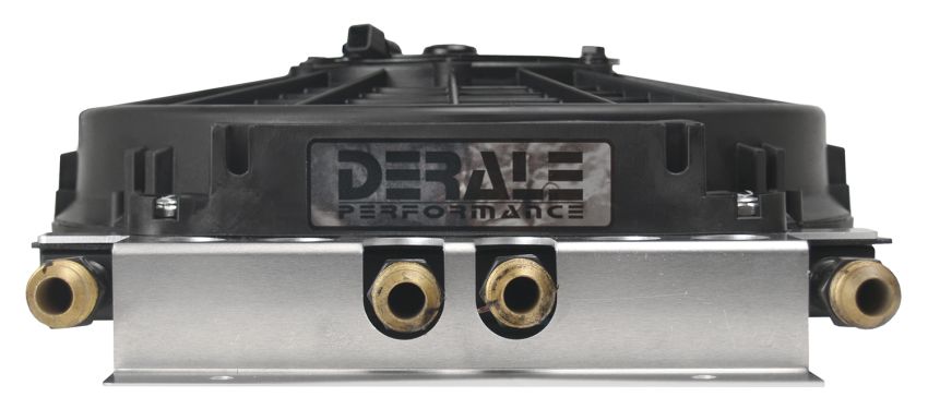 Derale 15220 4 & 4 Pass Dual Circuit Electra-Cool Remote Cooler, -8AN