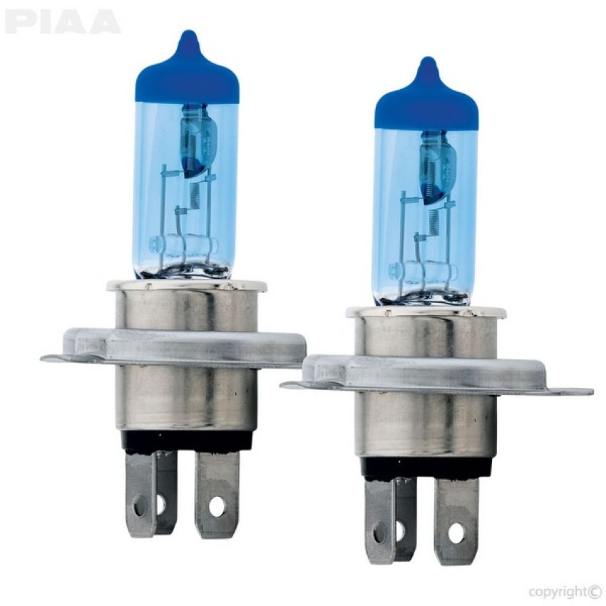 PIAA 15224 PIAA H4 XTreme White Plus Twin Pack Halogen Bulbs