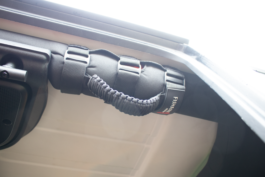 Fishbone Offroad FB55279 Black Paracord Grab Handles w/ Three Straps FB55279
