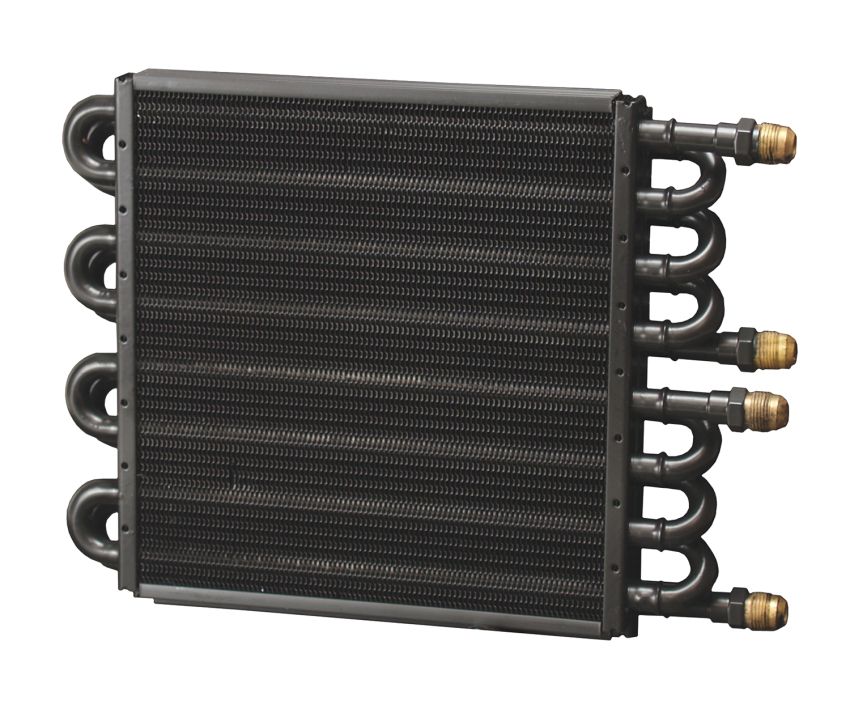 Derale 15301 8 & 8 Pass Dual Circuit Electra-Cool Replacement Cooler, -8AN