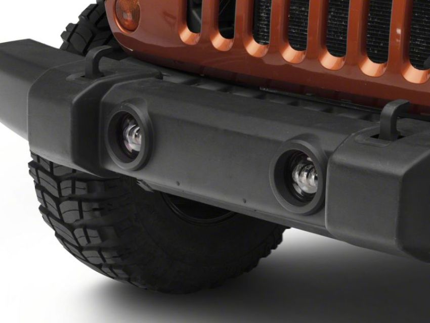 Raxiom J130810 07-23 Jeep Wrangler JK & JL Axial Series Tri-Bar LED Fog Lights- Amber