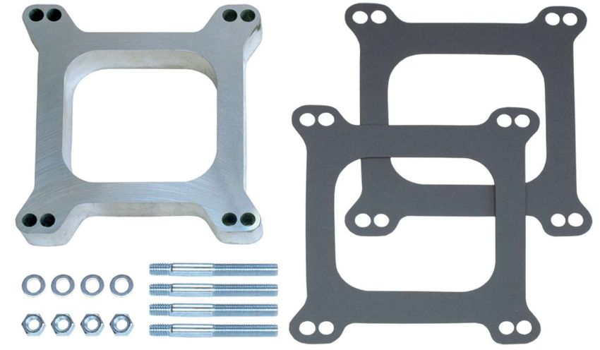 TRANS-DAPT TRA2084 Holley Carb Spacer 1in Aluminum Open Center