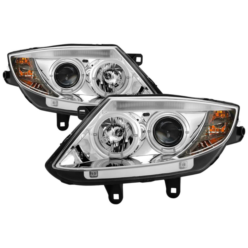 SPYDER 5029089 Projector Headlights - LED Halo - Chrome