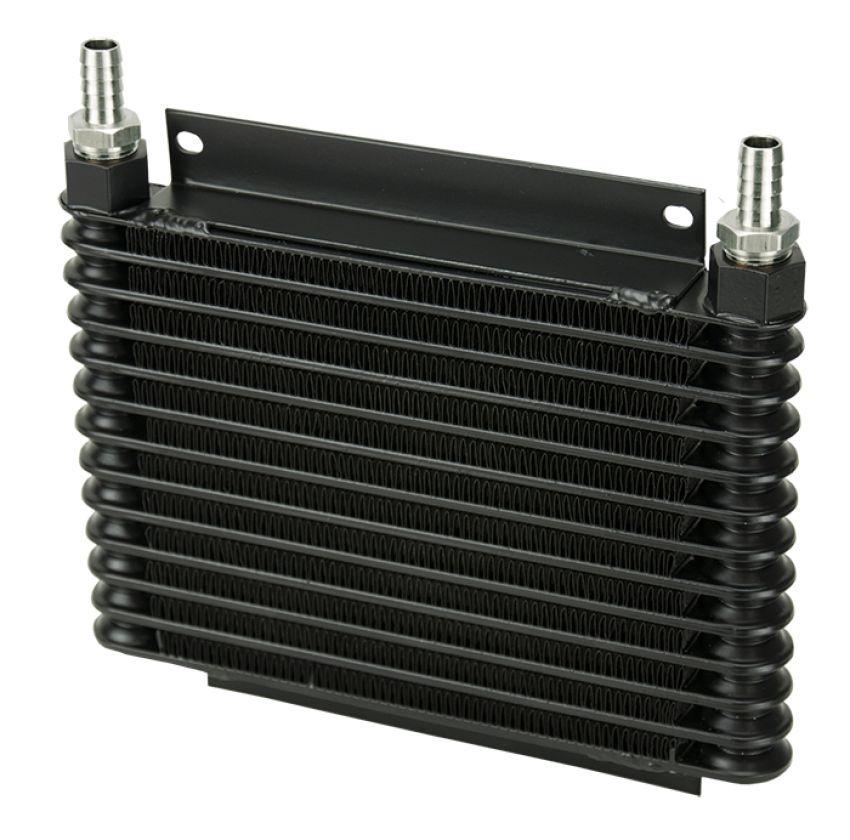 Derale 15452 13 Row Atomic-Cool Plate & Fin Replacement Oil Cooler, 1/2