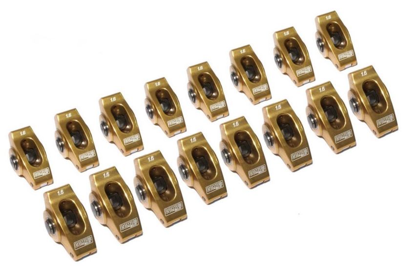 COMP CAMS COM19002-16 SBC Ultra Gold R/A's - 1.6 Ratio 3/8 Stud