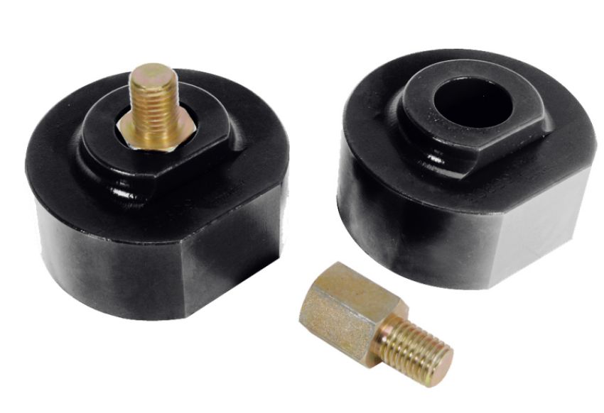 Prothane 6-1711-BL 99-09 Ford F250/350 2wd Front Coil Spring 2in Lift Spacer - Black
