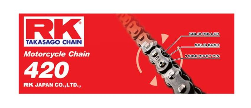 RK Chain 420-72 RK-M 420-72L - Natural