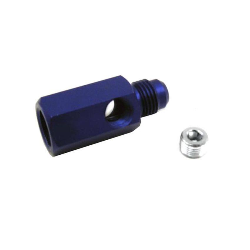 Nitrous Express 15523 6AN FLO-THRU MANIFOLD W/MULTIPLE ACCESSORY PORTS (MULTIPLE PRES ACC ARE USED)