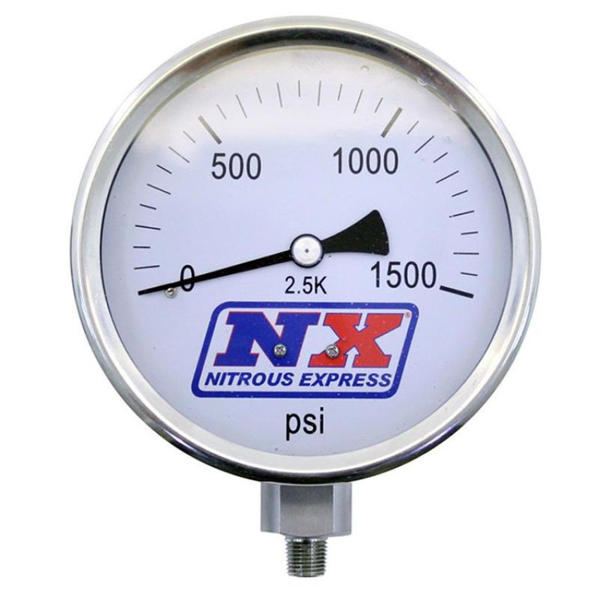 Nitrous Express 15540 Nitrous Pressure Gauge 4 inch-high accuracy