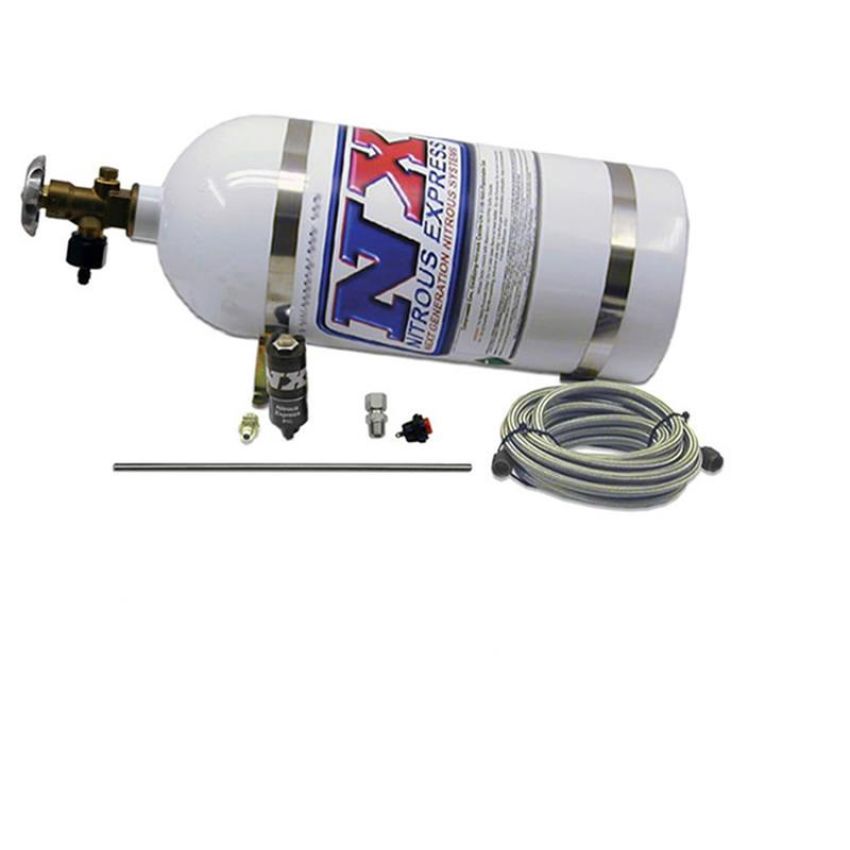 Nitrous Express 15599 SIMULATOR FULL SHOW PURGE KIT (INCL. 10LB BOTTLE, AND ALL NECESSARY HARDWARE)