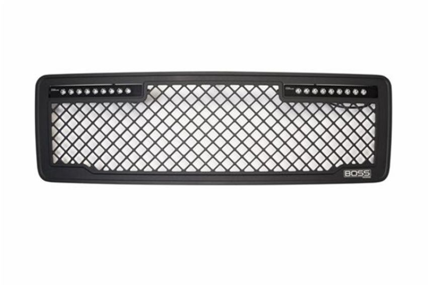 Putco 270541BL 13-14 Ford F-150 - Lighted (w/ 10in Luminix Light Bar) Lighted Boss Grille