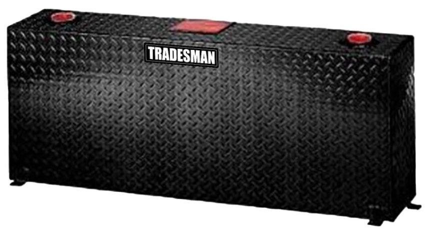 Tradesman 73350 Aluminum Vertical Liquid Storage Tank (50 Gallon Capacity) - Black
