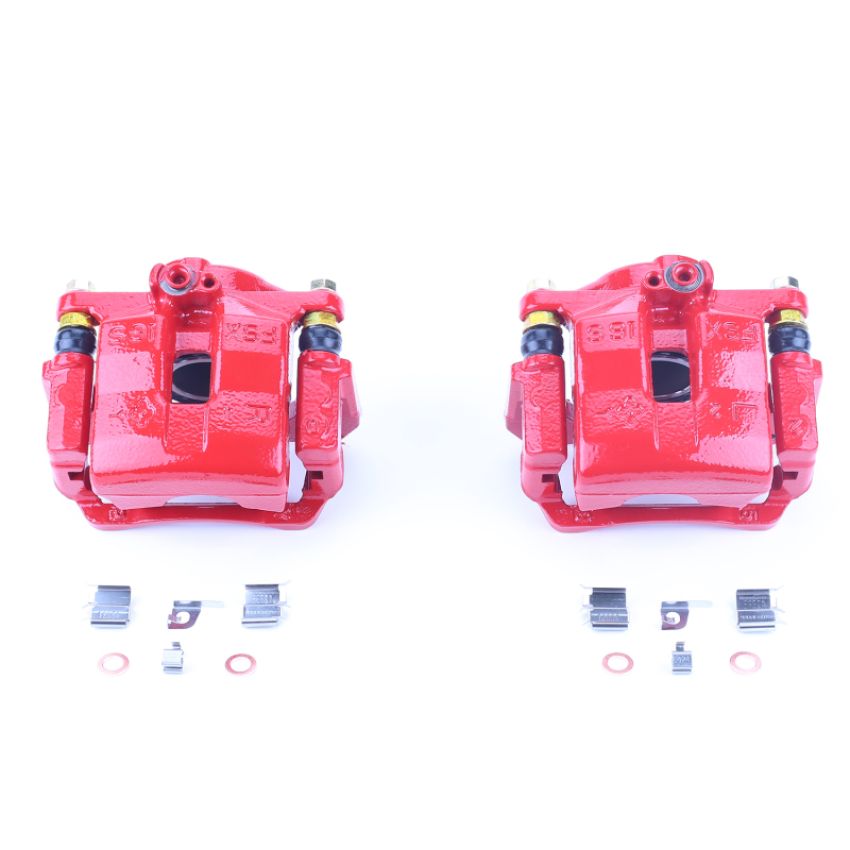 PowerStop S2812 Red Powder Coated Calipers