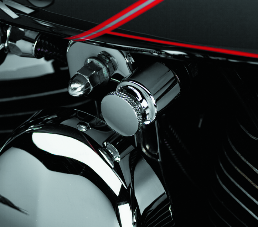 Kuryakyn 2009  Marquis Choke Knob Cover Chrome
