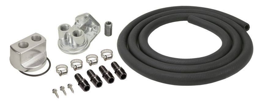 Derale 15715 Engine Oil Filter Relocation Kit, 1/2
