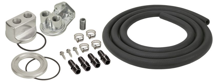 Derale 15716 Engine Oil Filter Relocation Kit, 1/2